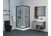 Душевой уголок NG-0190-14 900х900х1950 низкий поддон, стекло прозрачное Niagara