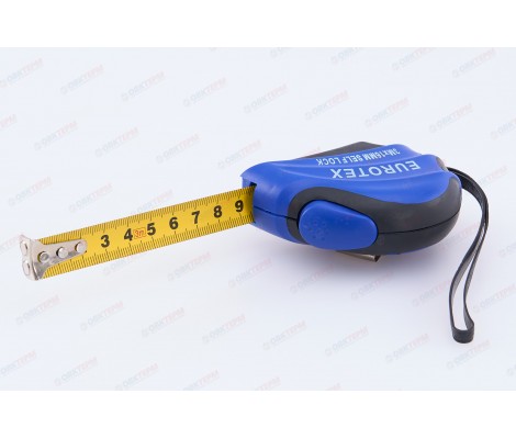 Рулетка нейлоновое покрытие 3м х 16мм с магнитом Eurotex