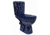 Унитаз-компакт ROSA СИНИЙ КРАКЕЛЮР 