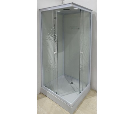 Душевая кабина ALIOTTI ALT-1280W L/R 120*80*215 (стекло 4мм, низкий поддон) 3 места