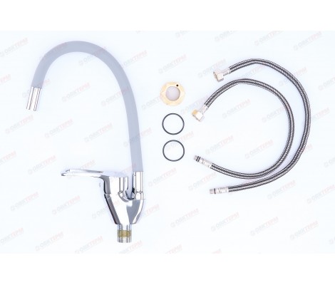 Смеситель для кухни Reflector Yub 181 &Oslash;40 Gray Zerix