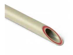 Труба 25x3.5 PN20 армированная стекловолокном серая Rubis Pro Aqua
