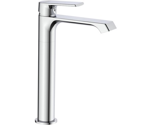 Смеситель д/раковины хром F1071-2 латунь  (&Oslash;35, на гайке, ВЫСОКИЙ) (10 шт) FRAР