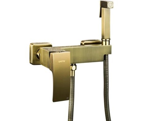 Гигиенический душ G2007-4 встраиваемый, бронза Gappo