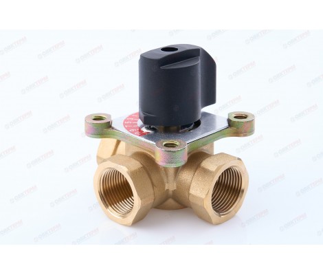 Клапан 3-х ходовой поворотный смесительный 3/4