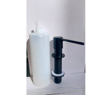 Дозатор для мыла механический Dikalan пластик S001-7 300 мл ЧЕРНЫЙ
