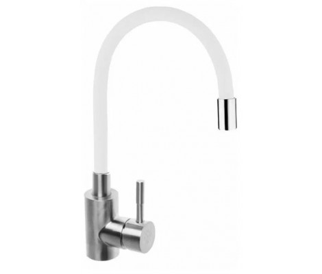 Смеситель для кухни Reflector SUS-011 белый Chrome Champion