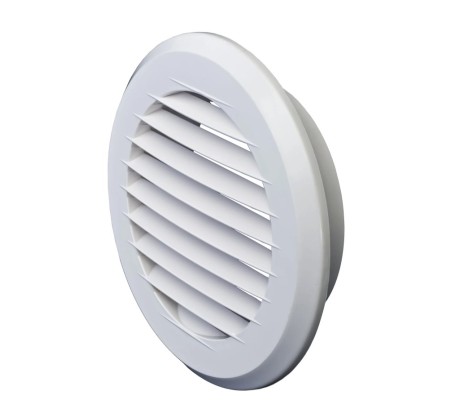 Решетка вентиляционная круглая ПКР 195/150 с фланцем D150 Эвент