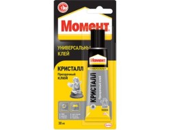 Клей Момент Кристалл, 30 мл. на единичном блистере Момент
