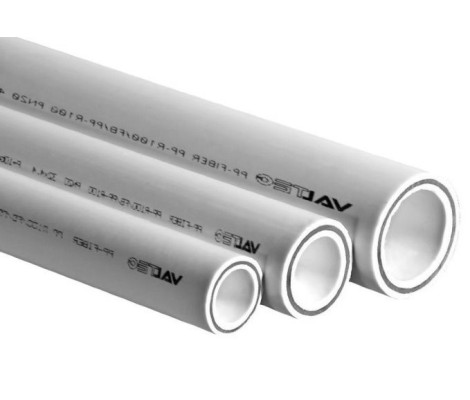 Труба 25 PN25 со стекловолокном белая VTp.700.FB25.25 Valtec