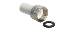 Горло 25* 1 В штуцер полипропиленовый с накидной гайкой VTp.722.0.02506 Valtec 