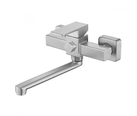 Смеситель для ванны KUB 006 Euro Ø40 длинный из нержавеющей стали SUS304 Mixxus Смеситель для ванны KUB 006 Euro Ø40 длинный из нержавеющей стали SUS304 Mixxus