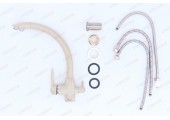 Смеситель для кухни F4399-20 бежевый Ø40, высокий с подключением фильтра Frap Смеситель для кухни F4399-20 бежевый Ø40, высокий с подключением фильтра Frap