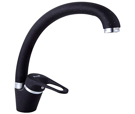 Смеситель для кухни F4113-7 черный высокий гусак Frap Смеситель для кухни F4113-7 черный высокий гусак Frap