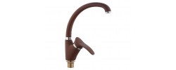 Смеситель для кухни F4101-14 коричневый &Oslash;40, высокий Frap