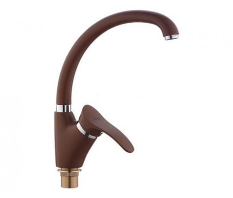 Смеситель для кухни F4101-14 коричневый &Oslash;40, высокий Frap