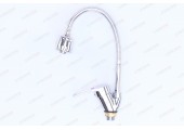 Смеситель для кухни F43701-В хром гибкий высокий гусак Frap