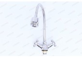 Смеситель для кухни F4319 хром гибкий высокий гусак Frap Смеситель для кухни F4319 хром гибкий высокий гусак Frap