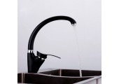Смеситель для кухни F4101-11 черный Ø40, высокий гусак Frap Смеситель для кухни F4101-11 черный Ø40, высокий гусак Frap