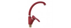 Смеситель для кухни F4101-13 красный &Oslash;40, высокий Frap