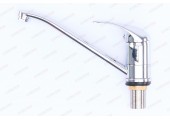 Смеситель для кухни F4902-В хром &Oslash;40, длинный гусак 20 см, на гайке Frap