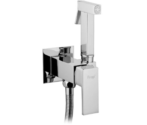 Смеситель для душа F7506 с гигиеническим душем хром Frap