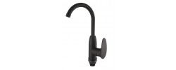 Смеситель д/кухни PLAMIX CEZAR-011-B SET Matte black, (гайка, &Oslash;35)