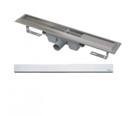 Трап-лоток 800*70 с двухсторонней решеткой с комбинированным затвором TIM 