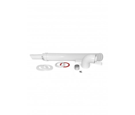 Коаксиальная труба 100/60 0,75м универсальная Антилед