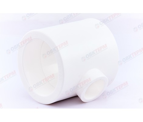 Тройник 90*40*90 белый RTP