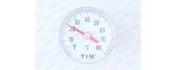 Термометр с гильзой 1/4