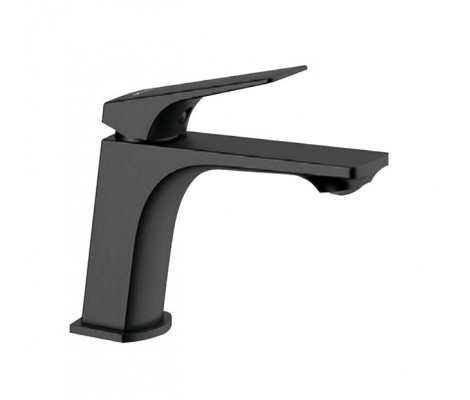 Смеситель д/раковины черный F1087-6 латунь (&Oslash;35, на гайке) (10 шт) FRAР