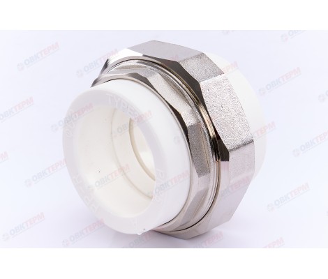 Разборное соединение 63 труба-труба белое RTP