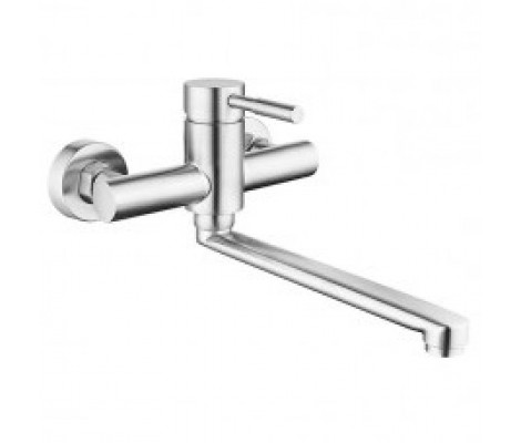 Смеситель для кухни SUS 305 настенный из нержавеющей стали SUS004 Mixxus Смеситель для кухни SUS 305 настенный из нержавеющей стали SUS004 Mixxus