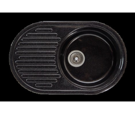 Мойка овальная 715*450мм SIMGRAN S-21 ЧЕРНЫЙ ГЛЯНЕЦ Мойка овальная 715*450мм SIMGRAN S-21 ЧЕРНЫЙ ГЛЯНЕЦ