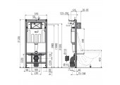 Инсталляция для унитаза AM101/1120+M72 Alcaplast Инсталляция для унитаза AM101/1120+M72 Alcaplast