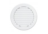 Решетка вентиляционная круглая D125 12РКС с фланцем 