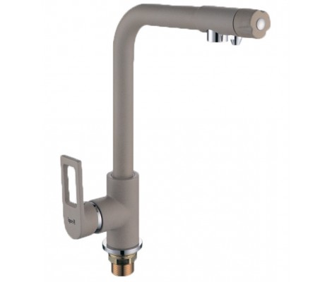 Смеситель для кухни F4372-20 бежевый &Oslash;40, высокий с подключением фильтра Frap