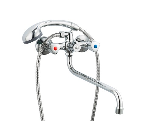 Смеситель для ванны R22111 хром длинный Frud Смеситель для ванны R22111 хром длинный Frud