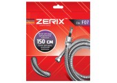 Шланг для душа F07 армированный нейлоном 150 см коробка Zerix Шланг для душа F07 армированный нейлоном 150 см коробка Zerix