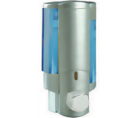 Дозатор жидкого мыла LR407 настенный пластик, серый 350мл Zerix