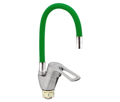 Смеситель для кухни Yub 181 Reflector зеленый Zerix