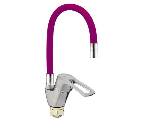 Смеситель для кухни Yub 181 Reflector фиолетовый Zerix