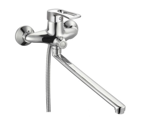 Смеситель для ванны NHK 181 длинный Zerix