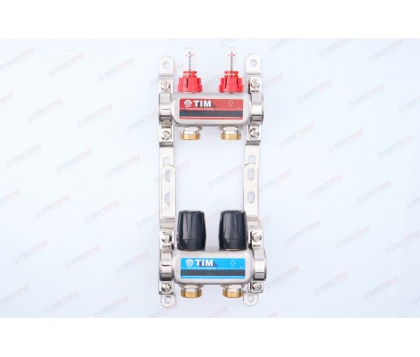 Коллектор с расходомерами без кранов и воздухоотводчиков 1 Коллектор с расходомерами без кранов и воздухоотводчиков 1