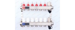 Коллектор с расходомерами без кранов TMOPRO НЕРЖ 1