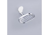 Мыльница с держателем F3302-1 хром Frap