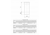 Дымоход 0,25м 430/0,5 мм Ø120 f0804 Ferrum