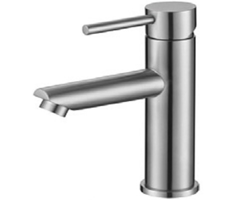 Смеситель д/умывальника нерж/сталь ZERIX - SUS-001-A