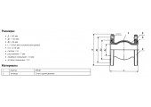 Компенсатор фланцевый, вибровставка Ру-16 Ду- 50